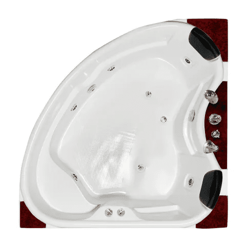 2 Person Whirlpool Bath Tub Water Massage Jet Three-Side Skirt Corner Bathtub MP WS E0018 2 Person Whirlpool Bath Tub Water Massage Jet Three Side Skirt Corner Bathtub 2 Person Whirlpool Bath Tub Water Massage Jet Three-Side Skirt Corner Bathtub