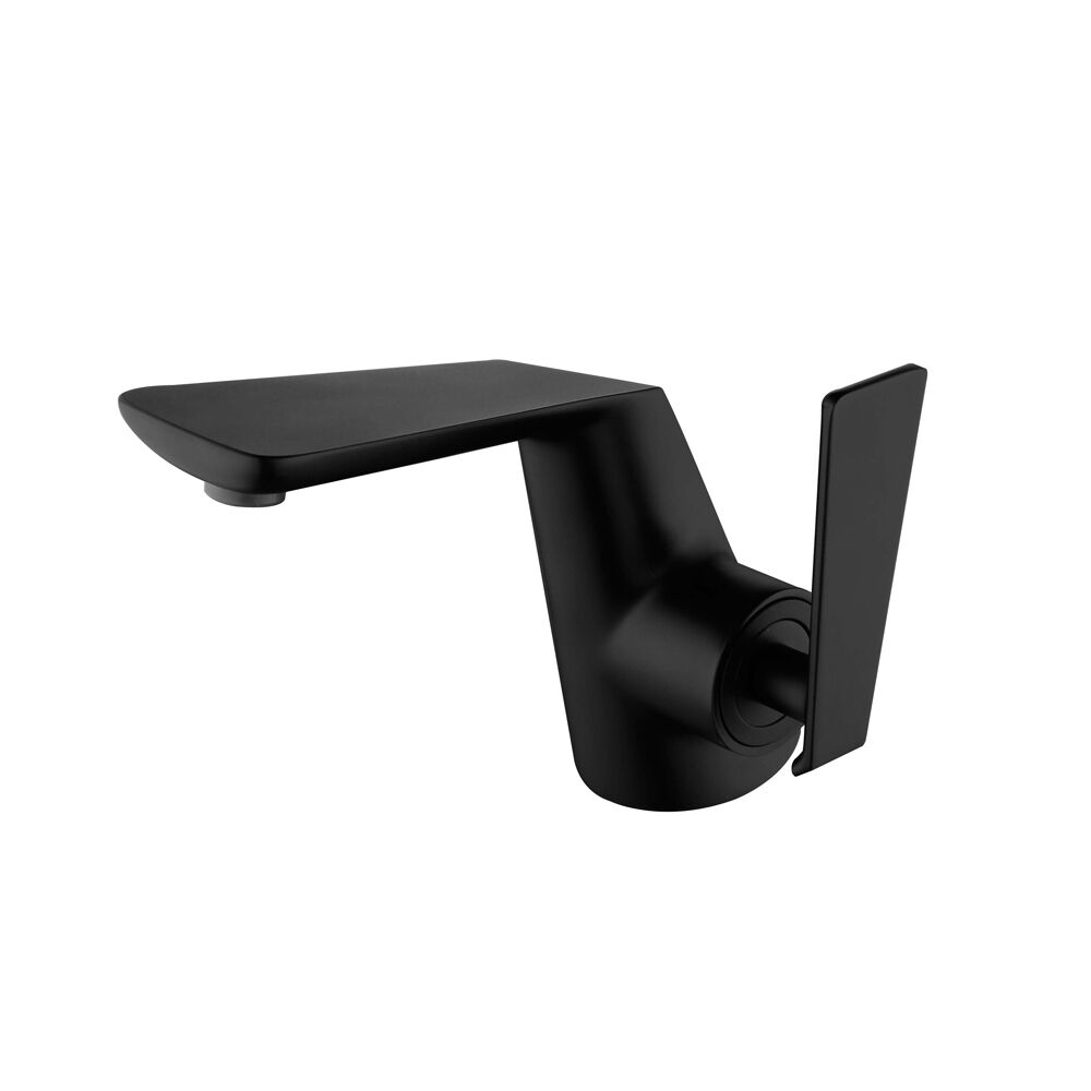 Matt Black Finished Solid Brass Modern Design Hot and Cold Wash Basin Mixer Taps Matt Black Finished Solid Brass Modern Design Matt Black Finished Solid Brass Modern Design Hot and Cold Wash Basin Mixer Taps