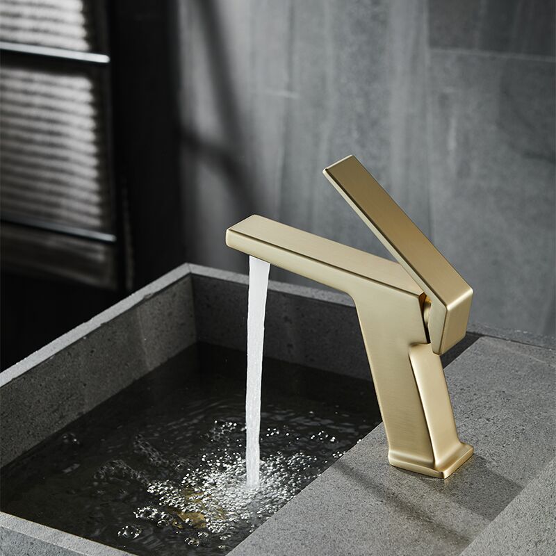 Modern Basin Mixer Faucet Brass Single Handle Brushed Gold Vanity Faucet Deck Mounted Bathroom Sink Faucet Modern Basin Mixer Faucet Brass Single Handle Modern Basin Mixer Faucet Brass Single Handle Brushed Gold Vanity Faucet Deck Mounted Bathroom Sink Faucet