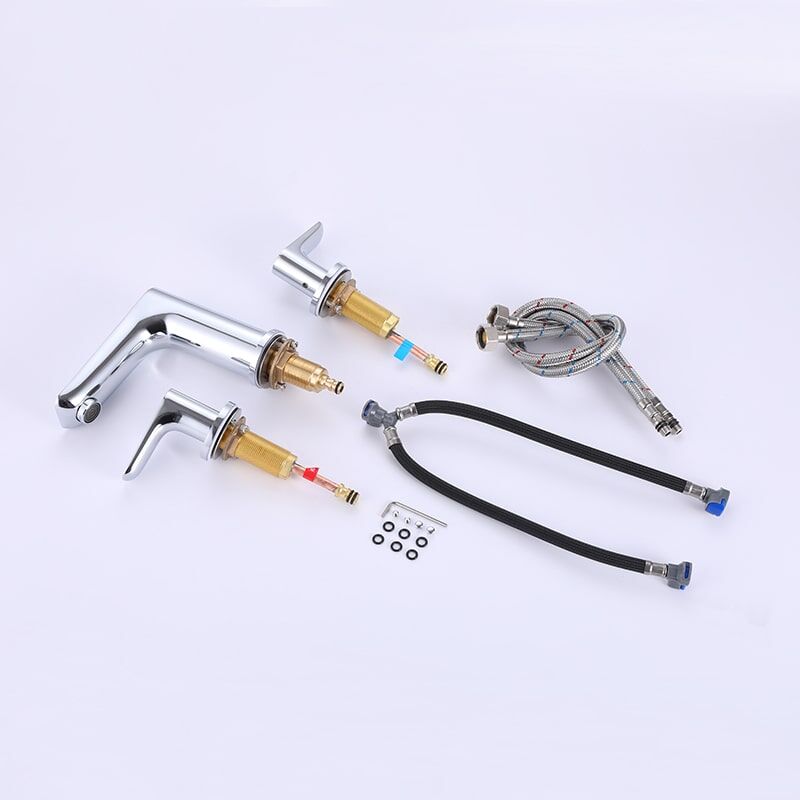 China Faucet Factory Modern Deck Mounted Brass Faucets Double Handle Basin Faucet Mixer 3 Hole Wash Basin Faucet Modern Deck Mounted Brass Faucets Double Handle Basin Faucet Mixer 3 Hole Wash Basin Faucet 4 China Faucet Factory Modern Deck Mounted Brass Faucets Double Handle Basin Faucet Mixer 3 Hole Wash Basin Faucet - Image 9