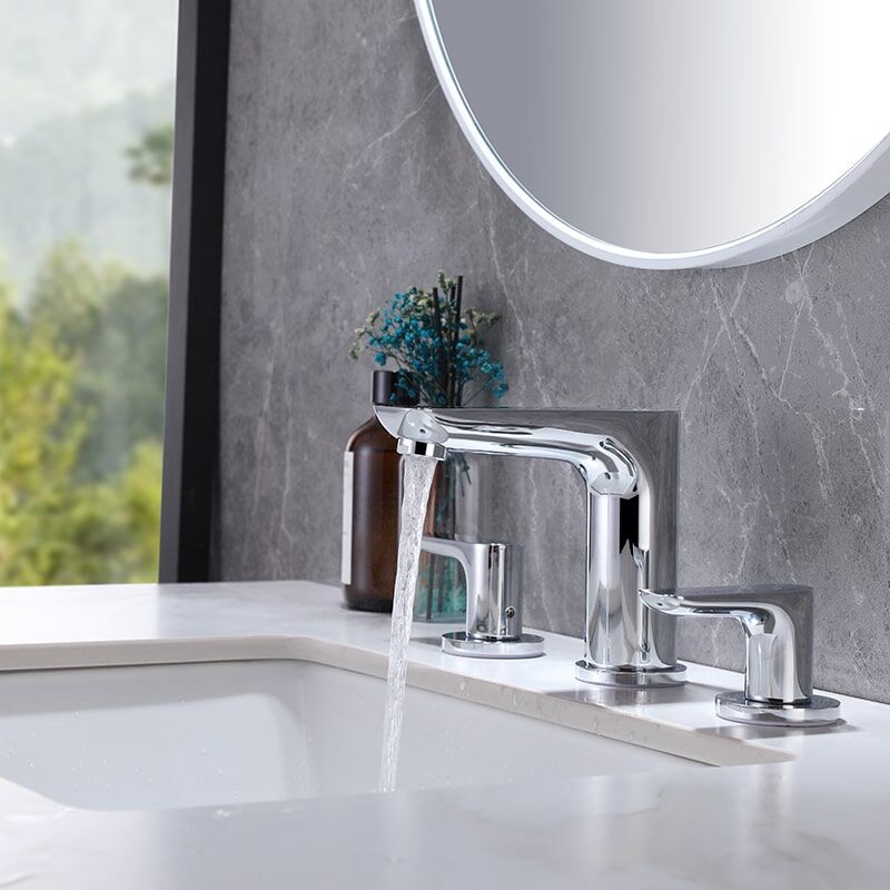 China Faucet Factory Modern Deck Mounted Brass Faucets Double Handle Basin Faucet Mixer 3 Hole Wash Basin Faucet Modern Deck Mounted Brass Faucets Double Handle Basin Faucet Mixer 3 Hole Wash Basin Faucet 8 China Faucet Factory Modern Deck Mounted Brass Faucets Double Handle Basin Faucet Mixer 3 Hole Wash Basin Faucet - Image 2