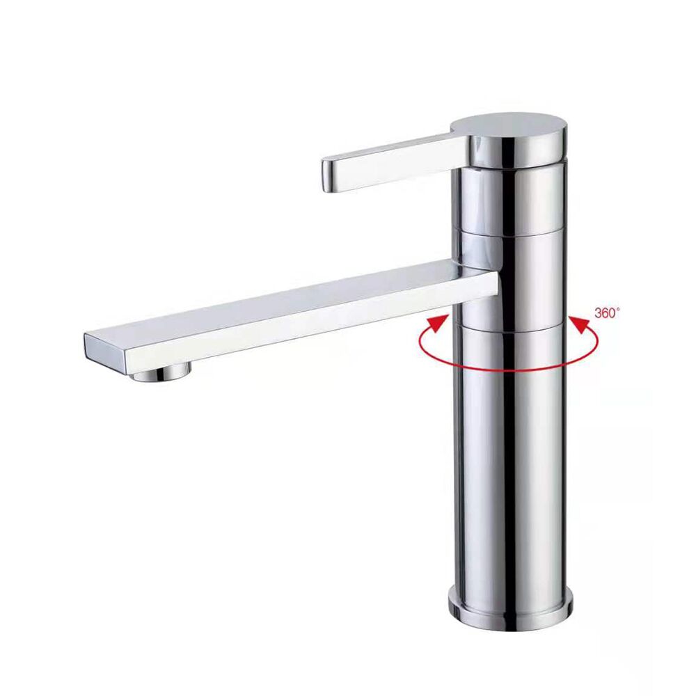 Modern Design Deck Mounted Thermostatic Basin Mixer Faucet Hot Cold Water Tap Chrome Finish Brass Rotation Basin Tap Modern Design Deck Mounted Thermostatic Basin Modern Design Deck Mounted Thermostatic Basin Mixer Faucet Hot Cold Water Tap Chrome Finish Brass Rotation Basin Tap