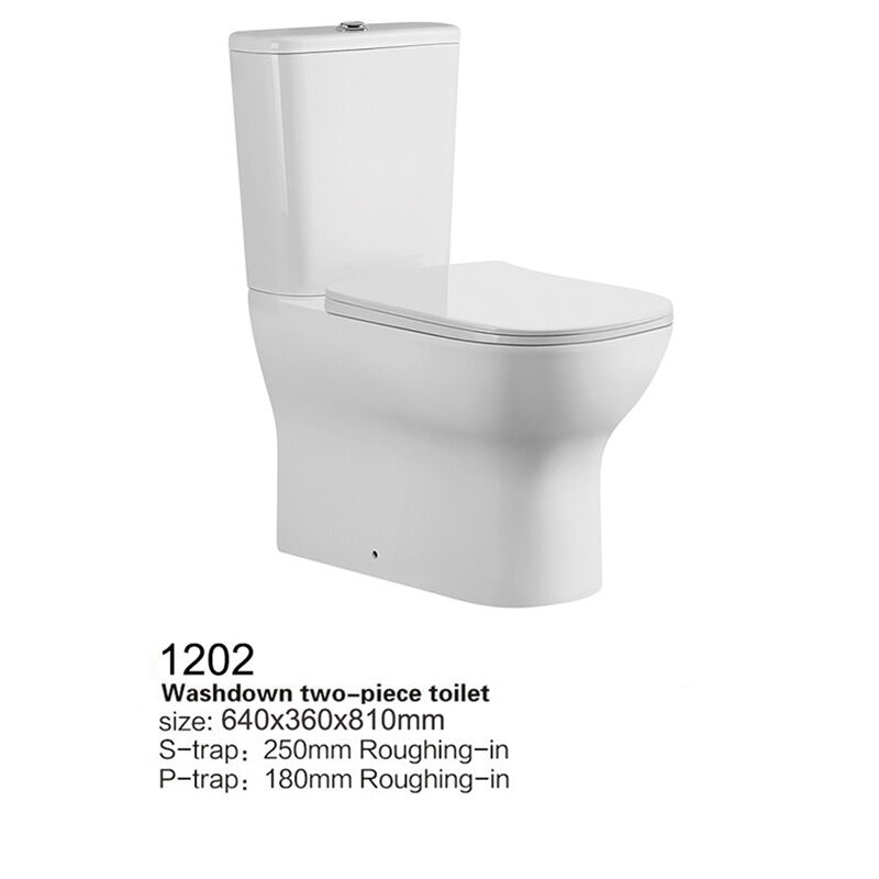 Toilet Professional Manufacture Low Flow Modern Bathroom Toilet Dual Flush Silent 2 Piece Toilets For Bathroom Modern bathroom Toilette lavatory siphon flushing ceramic s trap two piece toilet 05 1202 Toilet Professional Manufacture Low Flow Modern Bathroom Toilet Dual Flush Silent 2 Piece Toilets For Bathroom - Image 6