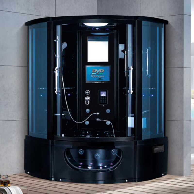 China Supplier hotel Functional Bathroom Hydro Massage Steam Shower Cabin Combos Sauna Cabin Steam Shower Luxury Cheap Price China Corner Shower Cabin Cost