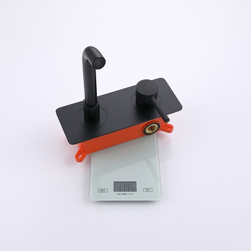 Single Handle Matt Black Elegant Bathroom Design Royal Long Spout Brass Wall Mount Faucets Single Handle Matt Black Elegant Bathroom Design Royal Long Spout Brushed Gold Brass Wall Mount Faucets 2 Single Handle Matt Black Elegant Bathroom Design Royal Long Spout Brass Wall Mount Faucets - Image 4