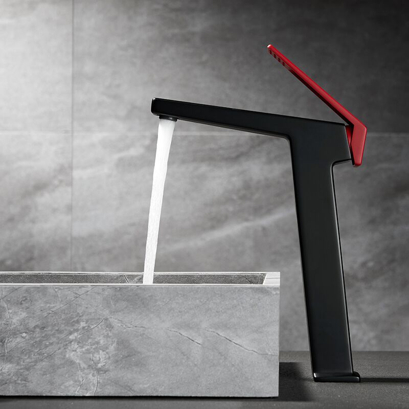 Single Hole Brass Basin Faucet Mixer Tap Deck Mounted Black Red Lavatory Vanity Faucet Ceramic Value Bathroom Sink Faucet Single Hole Brass Basin Faucet Mixer Tap Single Hole Brass Basin Faucet Mixer Tap Deck Mounted Black Red Lavatory Vanity Faucet Ceramic Value Bathroom Sink Faucet