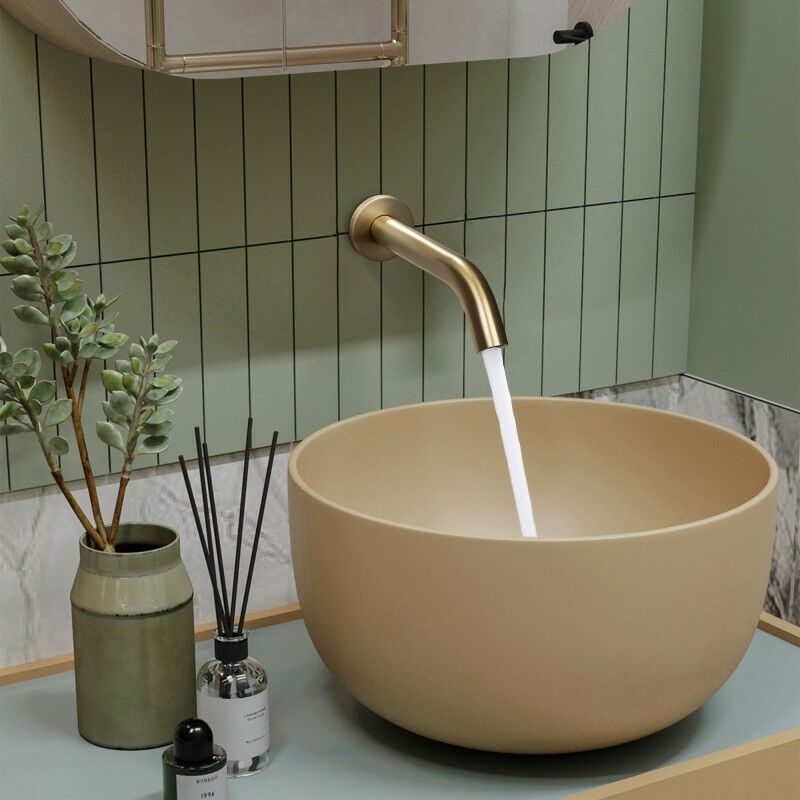 Smart Sensor Tap Basin Mixer Faucet Brushed Gold Single Hole Vanity Faucet Wall Mounted Touchless Bathroom Sink Faucet Smart Sensor Tap Basin Mixer Faucet Brushed Smart Sensor Tap Basin Mixer Faucet Brushed Gold Single Hole Vanity Faucet Wall Mounted Touchless Bathroom Sink Faucet