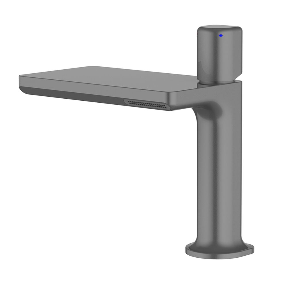 Unique Hotel Basin Mixer Hot Cold Water Tap Deck Mounted Single Hole Faucet Gun Metal Coating Brass Single Handle Bathroom Tap Unique Hotel Basin Mixer Hot Cold Water Unique Hotel Basin Mixer Hot Cold Water Tap Deck Mounted Single Hole Faucet Gun Metal Coating Brass Single Handle Bathroom Tap