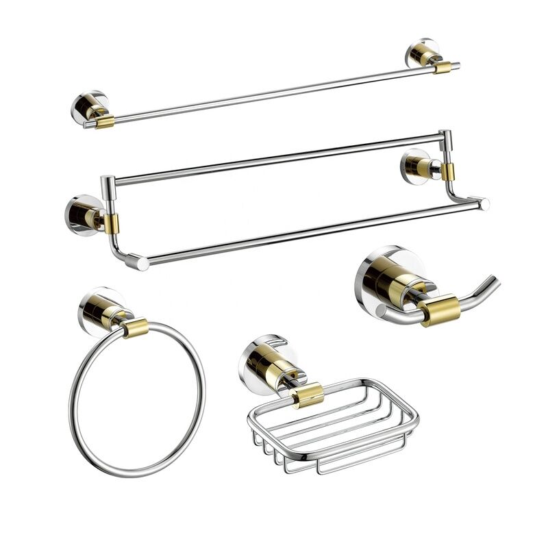 Wall Mounted Toilet Fittings Stainless Steel Bathroom Accessories Towel bar Set Copper Toilet Paper Holder Towel Ring Towel Rack Wall Mounted Toilet Fittings Stainless Steel Wall Mounted Toilet Fittings Stainless Steel Bathroom Accessories Towel bar Set Copper Toilet Paper Holder Towel Ring Towel Rack