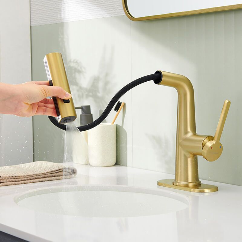 Waterfall Rainfall Bathroom Faucet with Pull Down Sprayer Bathroom Sink Faucet with 360° Rotaty Waterfall Basin Mixer Tap Waterfall Rainfall Bathroom Faucets G 7 Waterfall Rainfall Bathroom Faucet with Pull Down Sprayer Bathroom Sink Faucet with 360° Rotaty Waterfall Basin Mixer Tap - Image 19