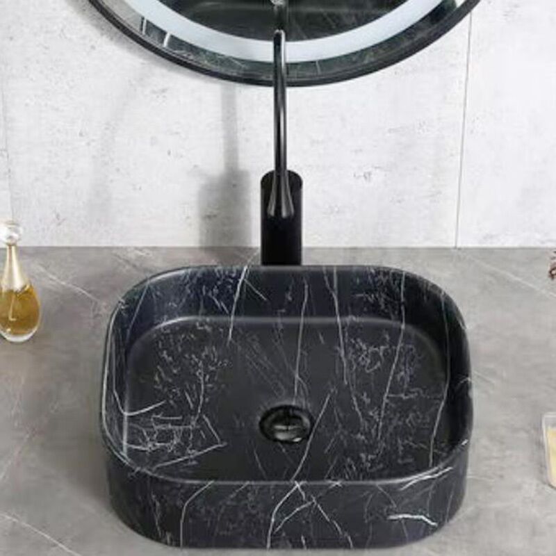 Wholesale Luxury Black Marble Wash Basin Modern Bathroom Vanity Lavatory Ceramic Counter Top Sink Wholesale Luxury Black Marble Wash Basin Wholesale Luxury Black Marble Wash Basin Modern Bathroom Vanity Lavatory Ceramic Counter Top Sink