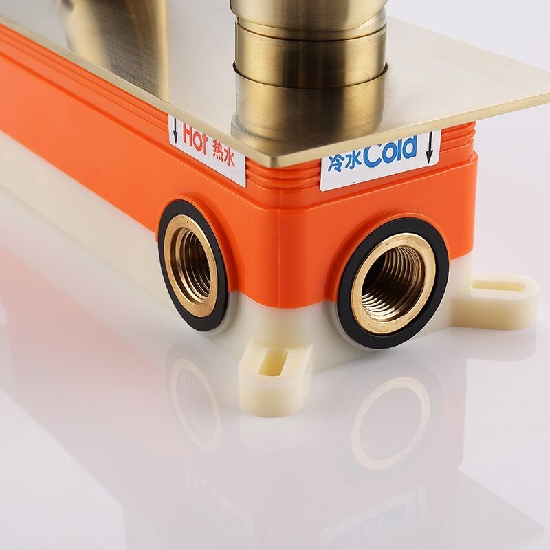 Wholesale Luxury Brass Wall Mounted Basin Tap Brushed Gold Concealed Basin Mixer Faucets Wholesale Luxury Brass Wall Mounted Basin Tap Brushed Gold Concealed Basin Mixer Faucet 1 15 Wholesale Luxury Brass Wall Mounted Basin Tap Brushed Gold Concealed Basin Mixer Faucets - Image 8