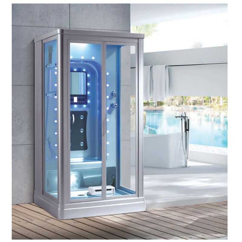 Wholesale Luxury Corner Massage Enclosed Steam Shower Room Sauna Combos Shower Cabin morden design bathroom steam shower room for two people Steam Sauna,Steam Sauna Rooms,Steam Room For Home,Italian Steam Shower Cabin