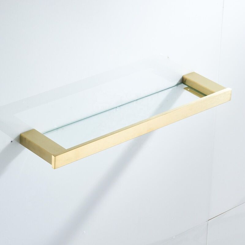 304 Stainless Steel Direct Factory Gold Shower Glass Corner Rack Bathroom Corner Shelf 304 Stainless Steel Direct Factory Gold 304 Stainless Steel Direct Factory Gold Shower Glass Corner Rack Bathroom Corner Shelf
