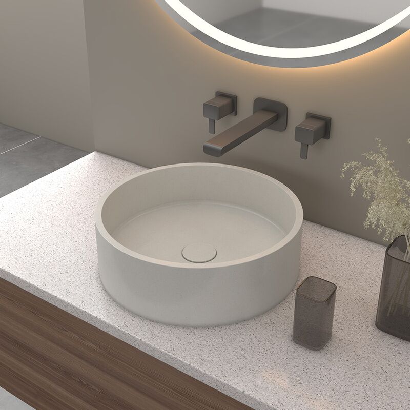 China Wholesale Modern Toilet Handmade Bathroom Concrete Wash Basin Grey Concrete Countertop Basin Round China Wholesale Modern Toilet Handmade Bathroom China Wholesale Modern Toilet Handmade Bathroom Concrete Wash Basin Grey Concrete Countertop Basin Round