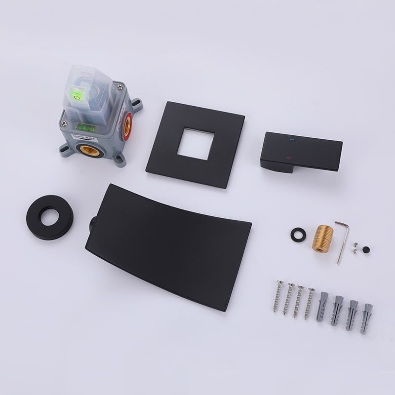 Wholesale Dual Hole Wall-Mounted Waterfall Faucet Spout Basin Faucet Single Lever Wall-Mounted Washing Basin Mixer Tap Lavatory Faucet Dual Hole Wall Mounted Waterfall Faucet Spout Basin Faucet Single Lever Wall Mounted Washing Basin Mixer Tap Lavatory Faucet 1 2 Wholesale Dual Hole Wall-Mounted Waterfall Faucet Spout Basin Faucet Single Lever Wall-Mounted Washing Basin Mixer Tap Lavatory Faucet - Image 3