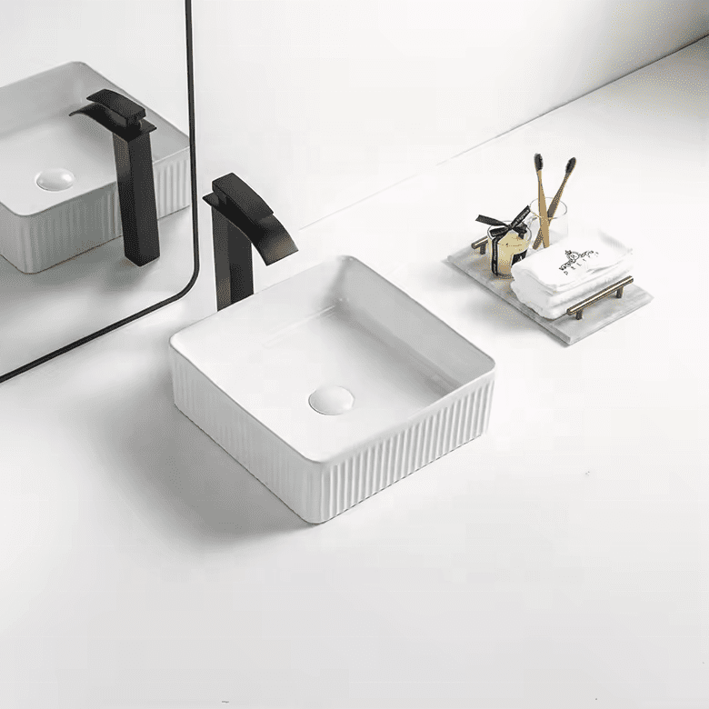 Factory Direct Bathroom Sink Small Size square Shape Ceramic Above Counter Sinks Factory Direct Bathroom Sink Small Size Factory Direct Bathroom Sink Small Size square Shape Ceramic Above Counter Sinks