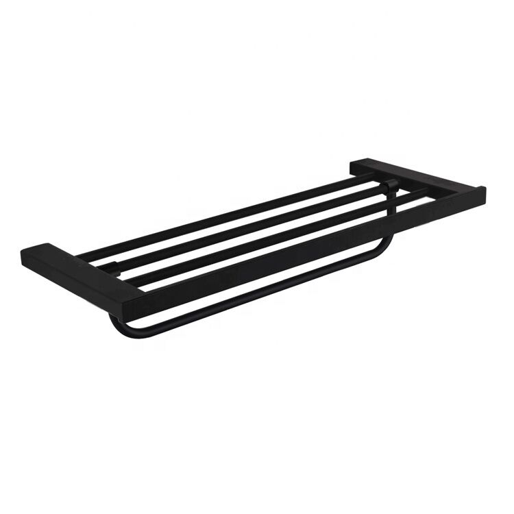 Factory Direct Sale Modern Style Stainless Steel Double Towel Bar Rail Wall Bath Matte Black Towel Rack Towel Holder Factory Direct Sale Modern Style Stainless Factory Direct Sale Modern Style Stainless Steel Double Towel Bar Rail Wall Bath Matte Black Towel Rack Towel Holder