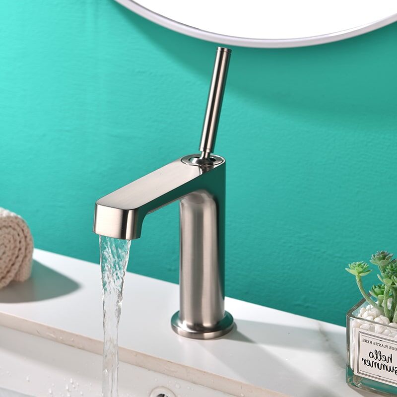 Wholesale High Quality Single Handle Bathroom Faucet Mixer Vanity Copper Sink Water Tap Faucet For Bathroom High Quality Bathroom Faucet Mixer Vanity Copper Sink Water Tap Faucet For Bathroom 3 Wholesale High Quality Single Handle Bathroom Faucet Mixer Vanity Copper Sink Water Tap Faucet For Bathroom - Image 11