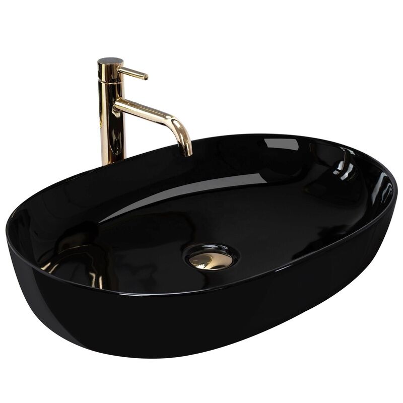 Hot Selling Ceramic Rectangular Oval Shape Countertop Sinks Black Long Washing Basin for Home Hotel Hot Selling Ceramic Rectangular Oval Shape Hot Selling Ceramic Rectangular Oval Shape Countertop Sinks Black Long Washing Basin for Home Hotel