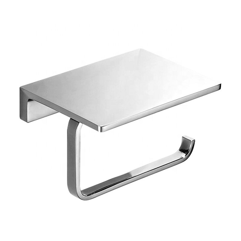 Hotel Bathroom Luxury Brass Paper Towel Holder Chrome Wall Mounted Toilet Paper Holder With Phone Shelf Hotel Bathroom Luxury Brass Paper Towel Hotel Bathroom Luxury Brass Paper Towel Holder Chrome Wall Mounted Toilet Paper Holder With Phone Shelf
