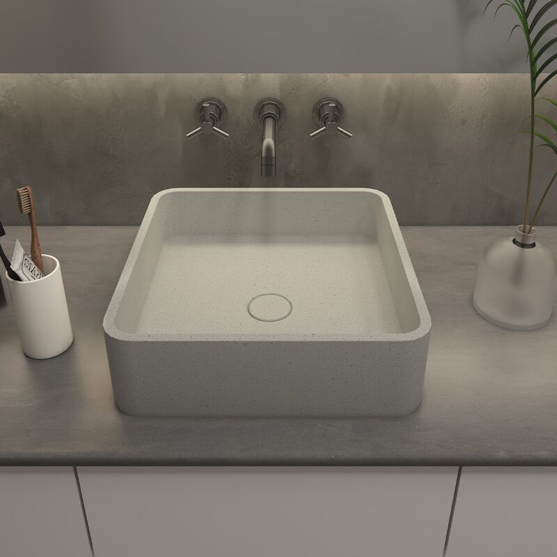 Hotel Restaurant Style square Handmade Bathroom Sink Cement Wash Basin Commercial Concrete Grey Art Basin Hotel Restaurant Style square Handmade Bathroom Hotel Restaurant Style square Handmade Bathroom Sink Cement Wash Basin Commercial Concrete Grey Art Basin