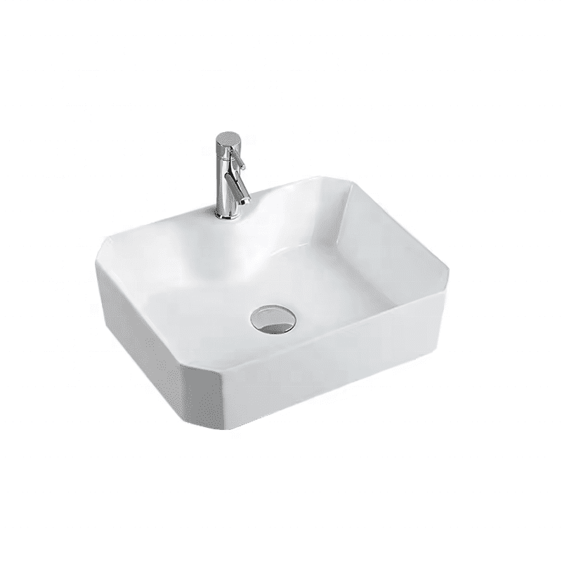 Lavabo Modern Ceramic Bathroom Sink Above Counter Basin Rectangle Irregular Washbasin for Hotel Lavabo Modern Ceramic Bathroom Sink Above Lavabo Modern Ceramic Bathroom Sink Above Counter Basin Rectangle Irregular Washbasin for Hotel