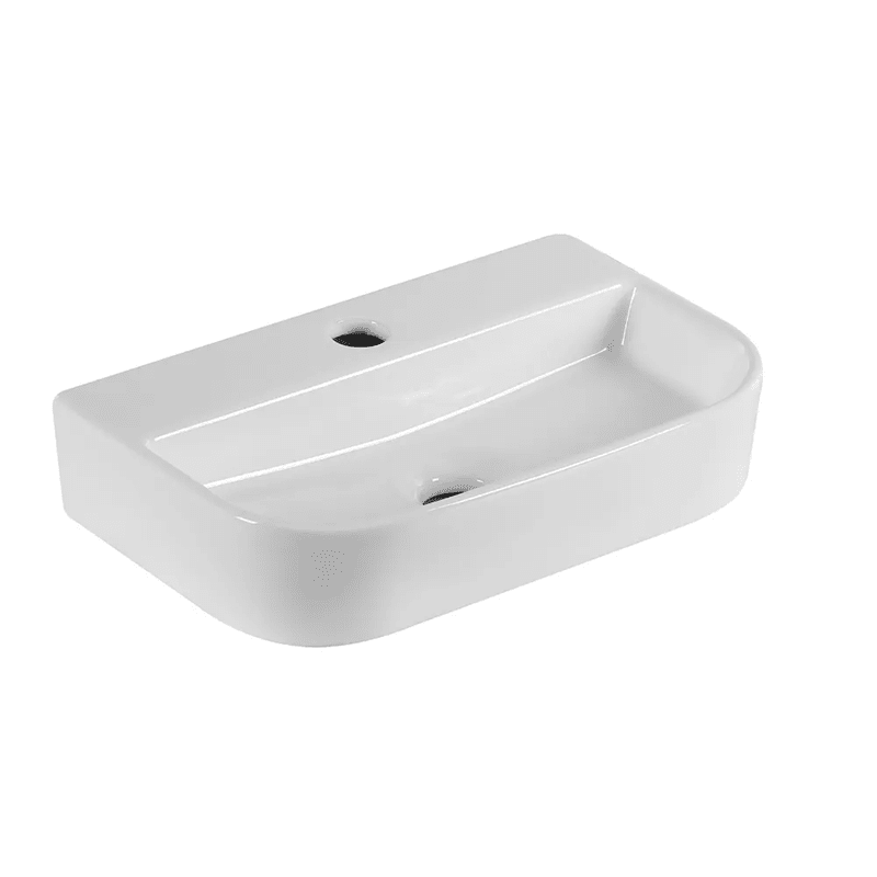 Luxury Single Hole Mount Rectangular Bathroom Wall Hung Hand Wash Basin MP BS 1040 China Basin Factory Wholesale High End Luxury Single Hole Mount Rectangular Bathroom Wall Hung Hand Wash Basin Luxury Single Hole Mount Rectangular Bathroom Wall Hung Hand Wash Basin