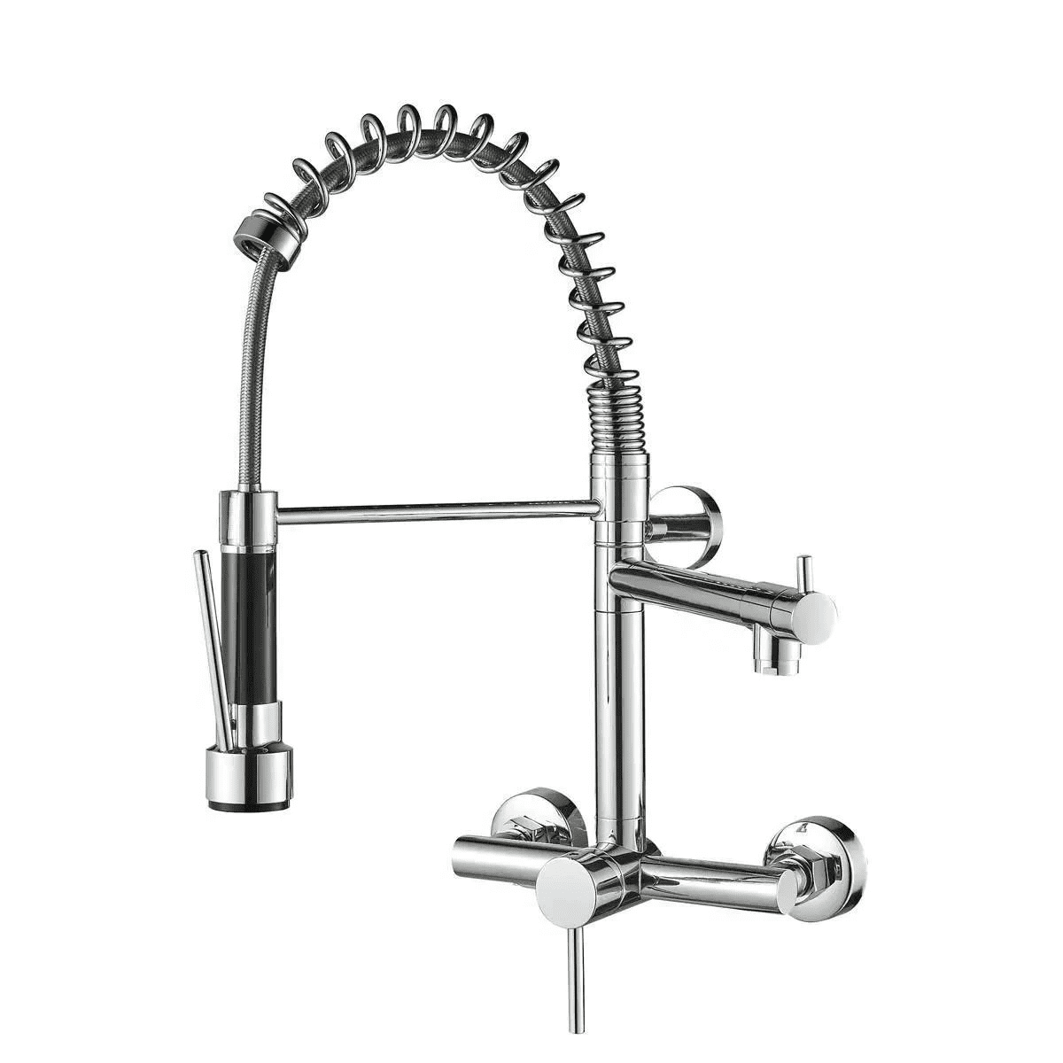 High Quality Chrome Spring Kitchen Sink Faucet with Pull Sprayer MP KF 1042 High Quality Chrome Spring Kitchen Sink Faucet with Pull Sprayer High Quality Chrome Spring Kitchen Sink Faucet with Pull Sprayer