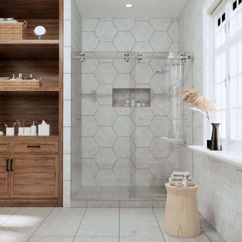 Premium No-Border Sliding Glass Shower Enclosures Cost-Effective Factory Wholesale MP SDG 103 Premium No Border Sliding Glass Shower Enclosures Cost Effective Factory Wholesale Premium No-Border Sliding Glass Shower Enclosures Cost-Effective Factory Wholesale