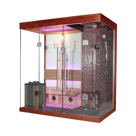 Infrared Sauna Room with Hemlock Wood,Complete Sauna Steam Shower Room MP SR E051 Infrared Sauna Room with Hemlock WoodComplete Sauna Steam Shower Room Infrared Sauna Room with Hemlock Wood,Complete Sauna Steam Shower Room