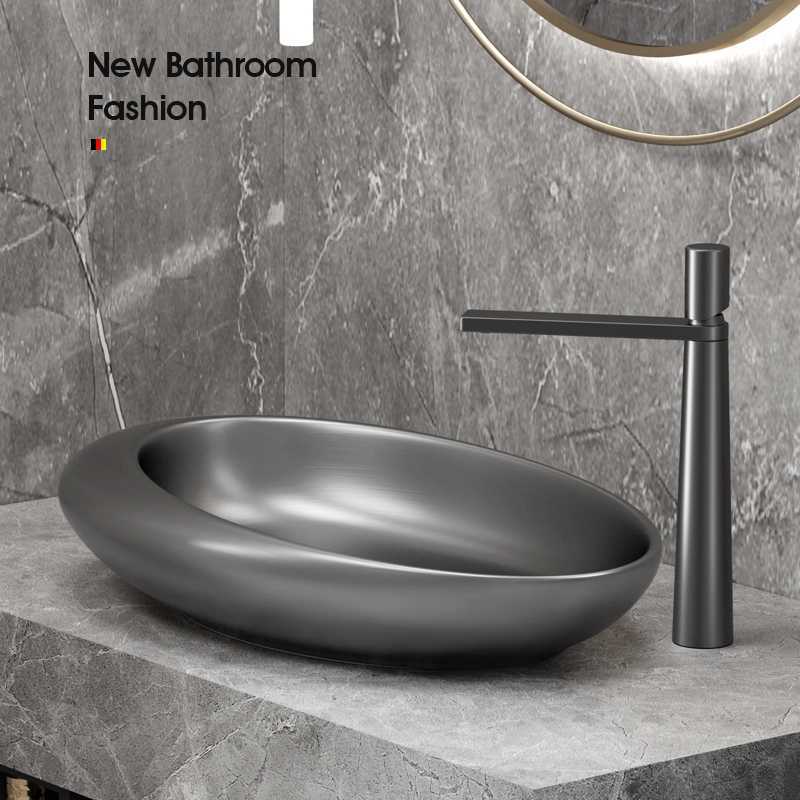 Modern Design Counter Top Bathroom Accessory Upc Ceramic Beige Color Glazed Sink with Drain for Hotels Modern Design Counter Top Bathroom Accessory Modern Design Counter Top Bathroom Accessory Upc Ceramic Beige Color Glazed Sink with Drain for Hotels