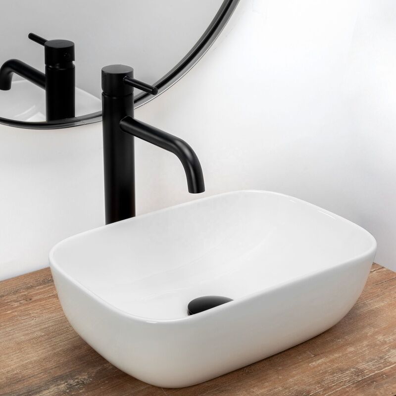 Modern Design Easy Clean Ceramic Small Rectangular Basin Good Price Durable Counter Top Sink for Home Modern Design Easy Clean Ceramic Small Modern Design Easy Clean Ceramic Small Rectangular Basin Good Price Durable Counter Top Sink for Home