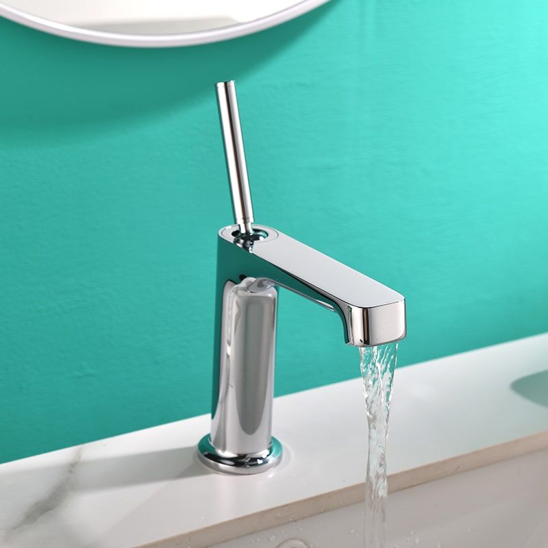 Wholesale High Quality Single Handle Bathroom Faucet Mixer Vanity Copper Sink Water Tap Faucet For Bathroom Modern Luxury Lavatory Brass Water Tap Faucet Designs Vanity Sanitary Bathroom Sinks Mixers Basin Faucets 4 Wholesale High Quality Single Handle Bathroom Faucet Mixer Vanity Copper Sink Water Tap Faucet For Bathroom - Image 3