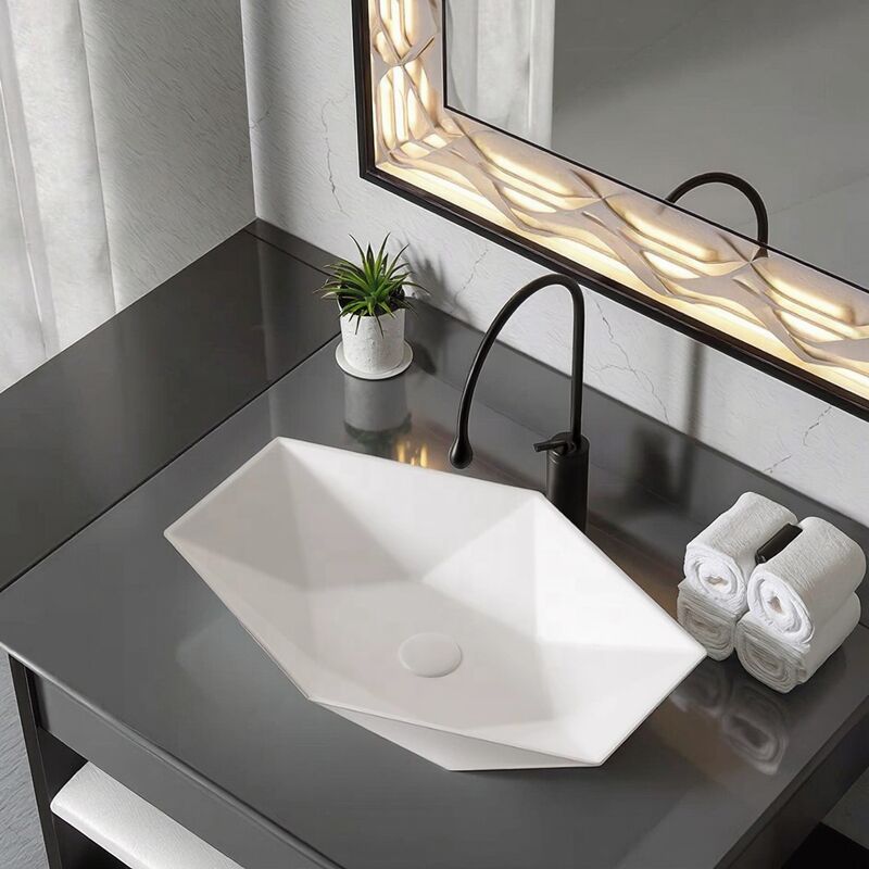Novelty Irregular Shape Art Porcelain Hotel Basin Bathroom Above Counter Bathroom Sink Novelty Irregular Shape Art Porcelain Hotel Novelty Irregular Shape Art Porcelain Hotel Basin Bathroom Above Counter Bathroom Sink