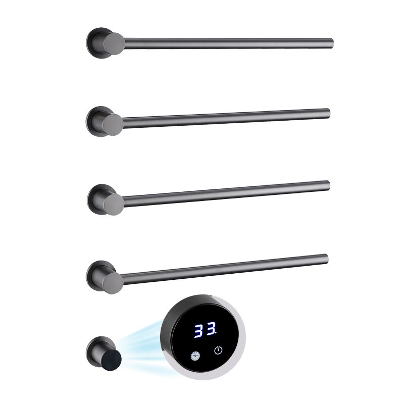 Wall Mounted 304 Stainless Steel Electric Heating Towel Rack Bathroom Heated Rail Black Towel Warmer Wall Mounted 304 Stainless Steel Electric Wall Mounted 304 Stainless Steel Electric Heating Towel Rack Bathroom Heated Rail Black Towel Warmer