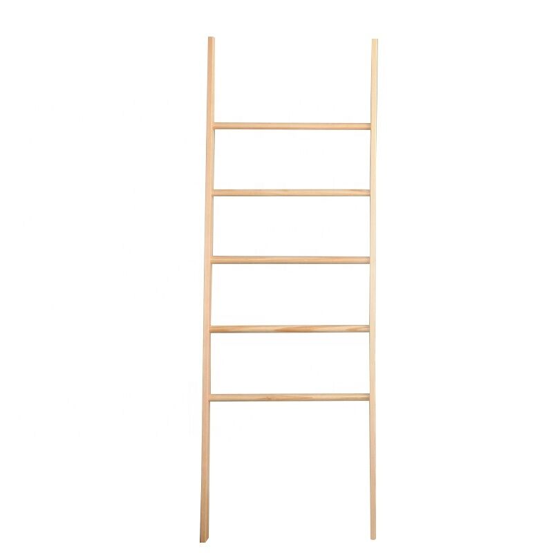 Wholesale High Quality 5 Layers Clothes Hanger Wood Ladder Towel Shelf Living Room Storage Towel Ladder Wholesale High Quality 5 Layers Clothes Wholesale High Quality 5 Layers Clothes Hanger Wood Ladder Towel Shelf Living Room Storage Towel Ladder
