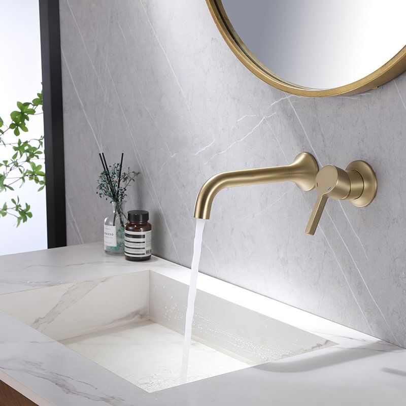 Wholesale Hot Sale Brass Single Hole Wall Mounted Faucet Bathroom Basin Mixer Black Concealed Faucet For Basin Tap Wholesale Hot Sale Brass Single Hole Wall Mounted Bathroom Basin Mixer Black Concealed Faucet For Basin Tap 3 Wholesale Hot Sale Brass Single Hole Wall Mounted Faucet Bathroom Basin Mixer Black Concealed Faucet For Basin Tap - Image 2