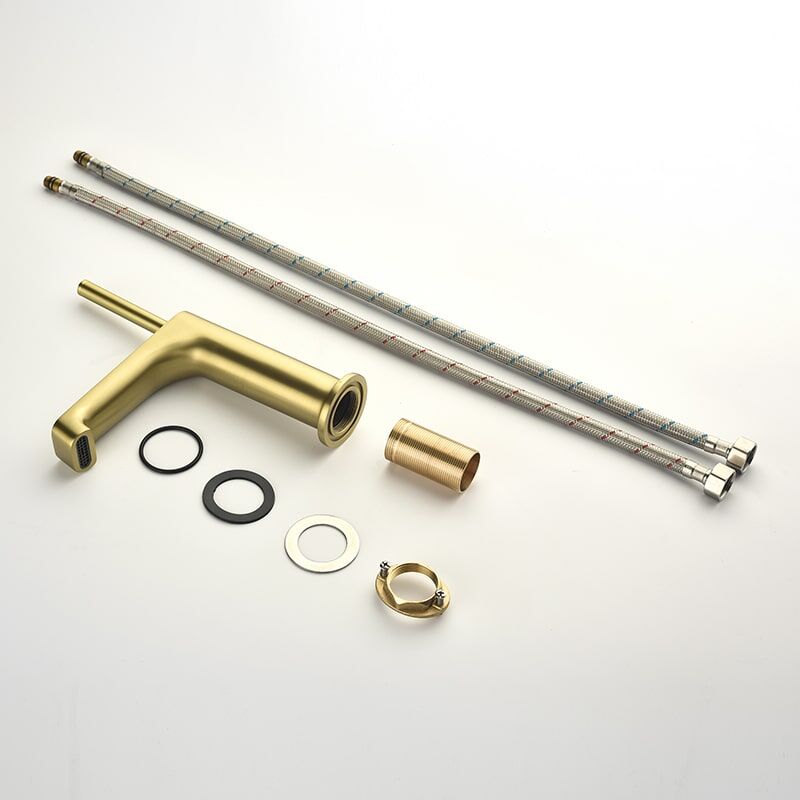 Wholesale High Quality Single Handle Bathroom Faucet Mixer Vanity Copper Sink Water Tap Faucet For Bathroom Wholesale Modern Luxury Hotel Bathroom Brass Black Gold Single Hole Water Basin Sink Vanity Faucet Mixer Tap 12 Wholesale High Quality Single Handle Bathroom Faucet Mixer Vanity Copper Sink Water Tap Faucet For Bathroom - Image 17