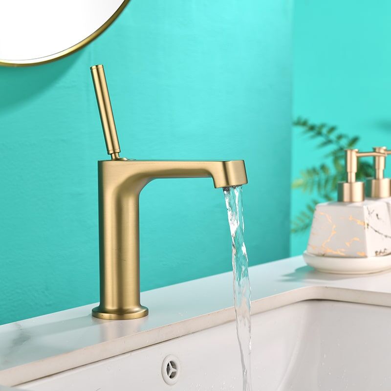 Wholesale High Quality Single Handle Bathroom Faucet Mixer Vanity Copper Sink Water Tap Faucet For Bathroom Wholesale Modern Luxury Hotel Bathroom Brass Black Gold Single Hole Water Basin Sink Vanity Faucet Mixer Tap 17 Wholesale High Quality Single Handle Bathroom Faucet Mixer Vanity Copper Sink Water Tap Faucet For Bathroom - Image 14