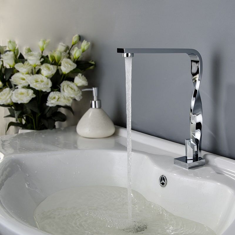 Bathroom Brass Sink Faucet Modern Faucet Distorted Waterfall Bathroom Faucet designer bathroom brass sink faucet modern faucet distorted waterfall basin bathroom faucet 3 Bathroom Brass Sink Faucet Modern Faucet Distorted Waterfall Bathroom Faucet