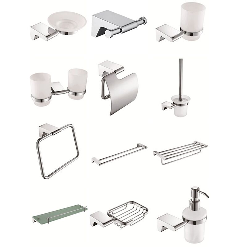 Wholesale Hotel and Home High Quality 304 Stainless Steel Wall-Mounted Modern Elegant Bathroom Accessories Set Wholesale hotel and home high quality 304 stainless steel wall mounted modern elegant bathroom accessories 1 2700 Wholesale Hotel and Home High Quality 304 Stainless Steel Wall-Mounted Modern Elegant Bathroom Accessories Set - Image 5