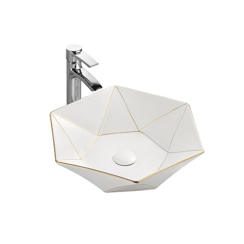 MOPO hot sale bathroom ceramic sanitary ware white oval sink washbasin Hotel house hot sale porcelain ceramic white color sanitary ware oval sink ce bathroom wash basin D 032 MOPO hot sale bathroom ceramic sanitary ware white oval sink washbasin - Imej 3