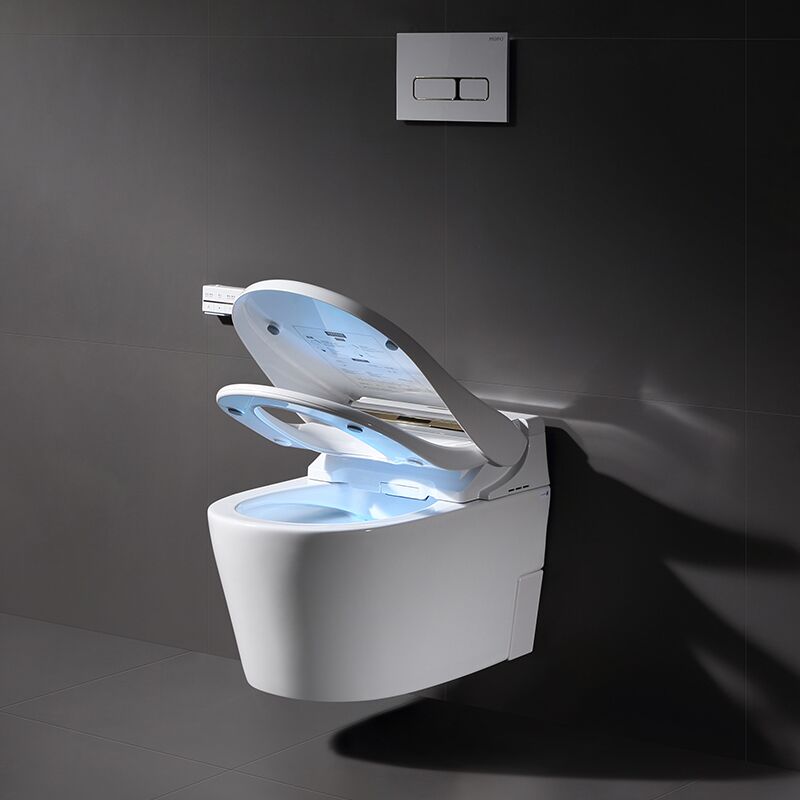 European-style modern design concealed water tank wall-mounted smart electric toilet SV07 toilet V007 2 Wall-mounted automatic flushing smart toilet