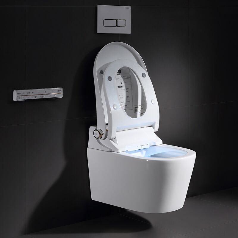 European-style modern design concealed water tank wall-mounted smart electric toilet SV07 toilet V007 3 Wall-mounted automatic flushing smart toilet