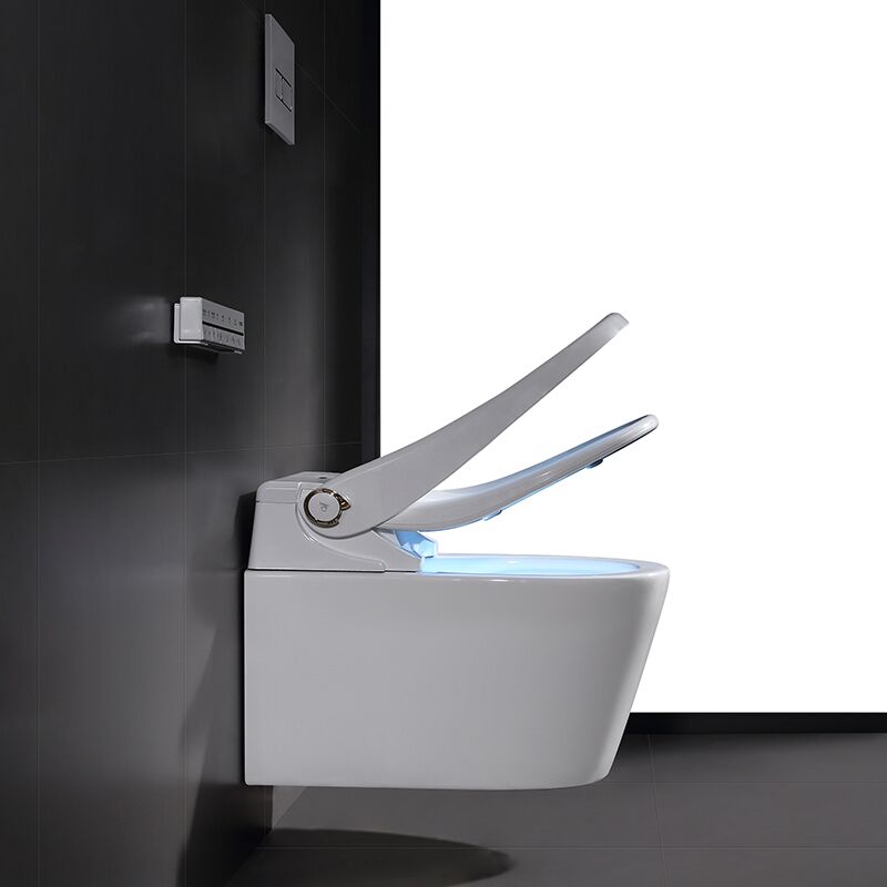European-style modern design concealed water tank wall-mounted smart electric toilet SV07 toilet V007 5 Wall-mounted automatic flushing smart toilet