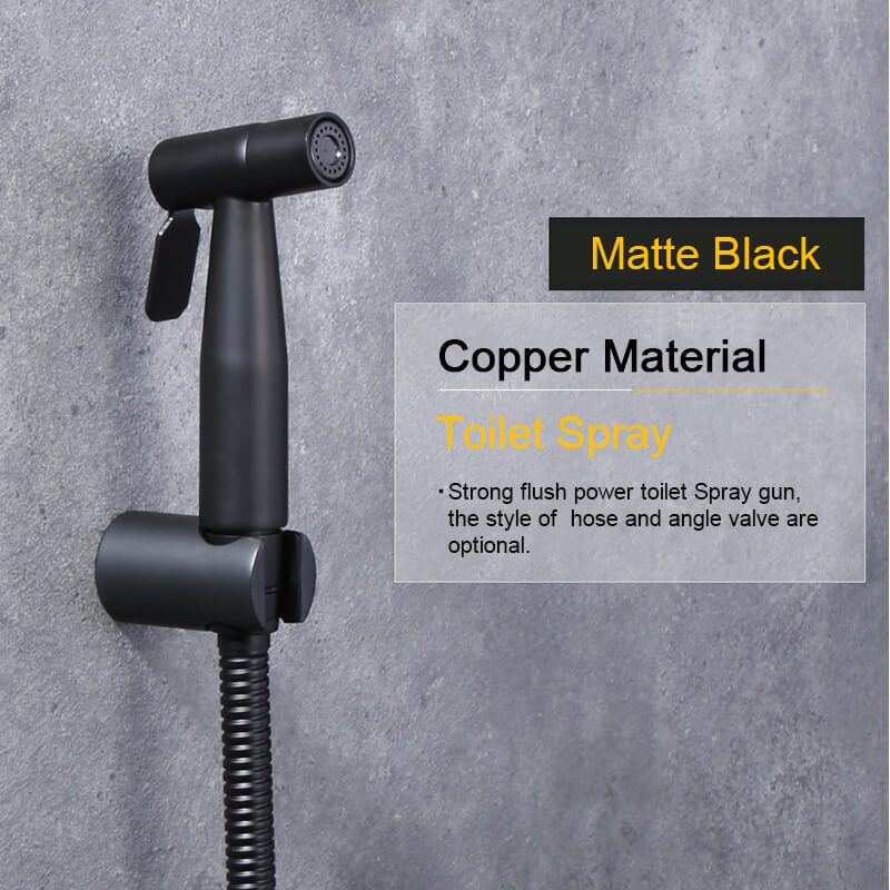 Copper Hand Held Bidet Sprayer Rinse Toilet Bidet Spray Manufacturer Brushed Nickel Toilet Sprayer Customized Manufacturer Stable water flow and strong flushing han2 Copper Hand Held Bidet Sprayer Rinse Toilet Bidet Spray Manufacturer Brushed Nickel Toilet Sprayer - Image 4