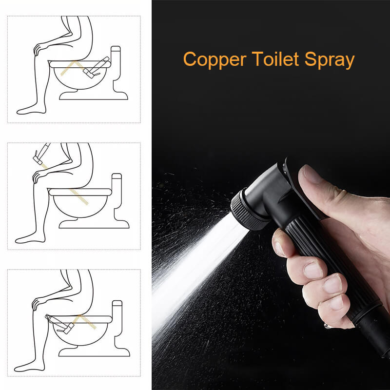 Copper Hand Held Bidet Sprayer Rinse Toilet Bidet Spray Manufacturer Brushed Nickel Toilet Sprayer MOPO Sanitary Brass Handheld Shattaf Toilet Bidet Water Sprayer china mopo MOPO Sanitary Brass Handheld Shattaf Toilet Bidet Water Sprayer