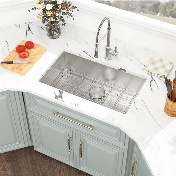 Handmade Undermount Sink Stainless Steel Single Bowl Kitchen Sink 32 X 19 Inch Handmade Undermount Sink Handmade Undermount Sink Stainless Steel Single Bowl Kitchen Sink