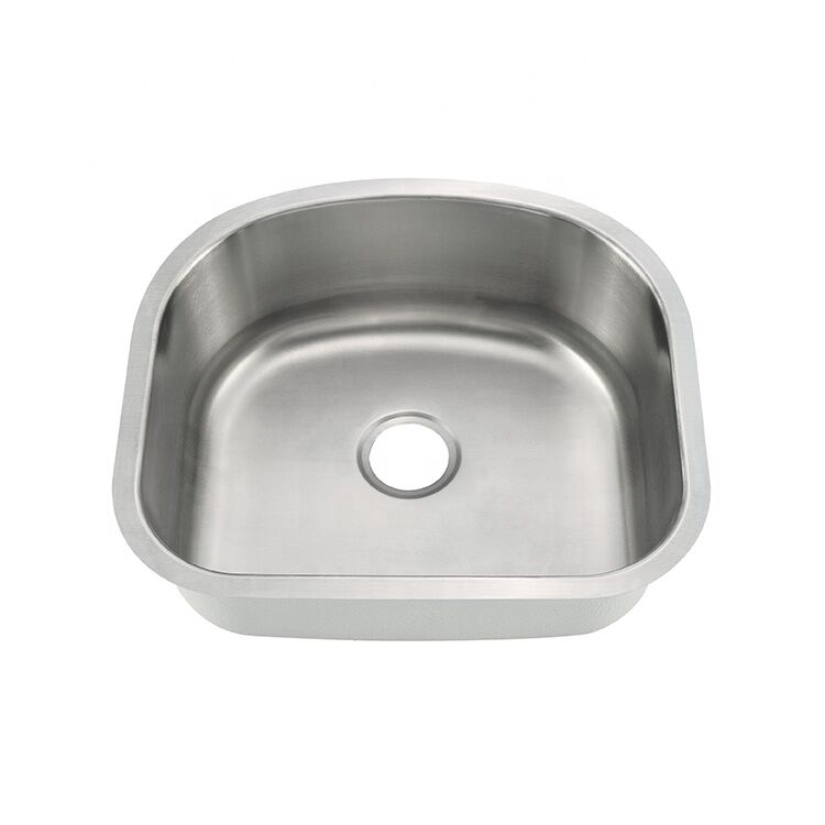 China Factory Prep Sink Brushed Satin Finish D-Bowl Stainless Steel Undermount Kitchen Sinks 5052A China Factory Prep Sink Brushed Satin China Factory Prep Sink Brushed Satin Finish D-Bowl Stainless Steel Undermount Kitchen Sinks